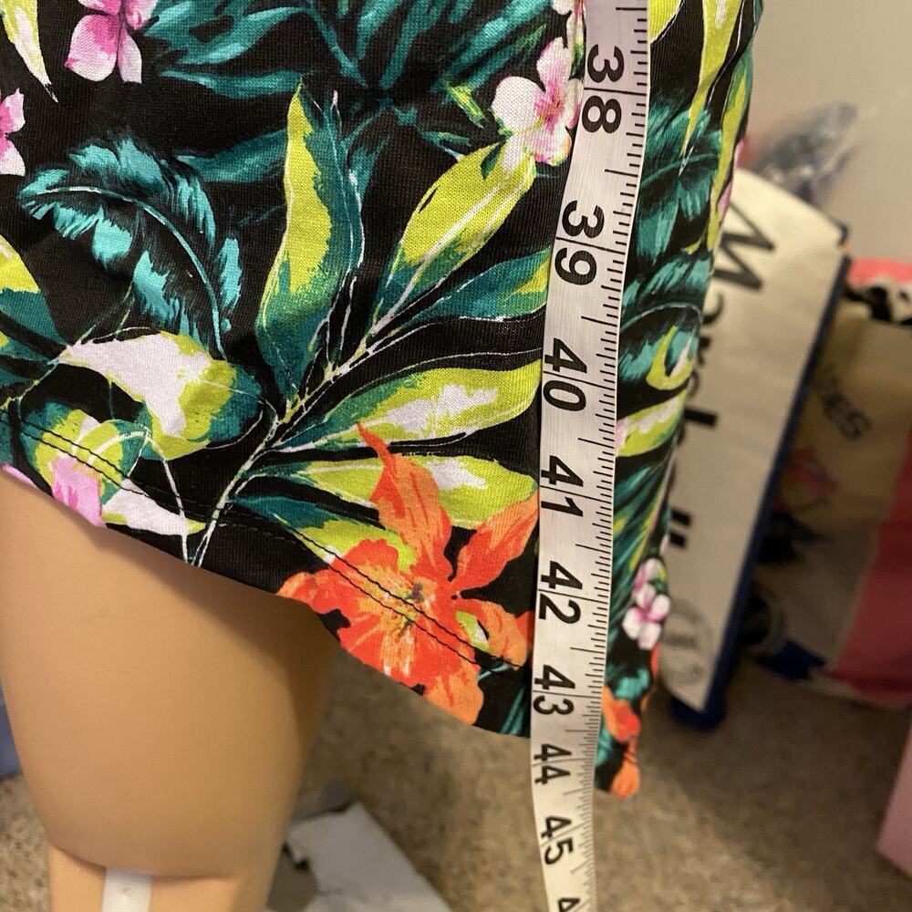 Swimsuits For All Sun/Tank Dress Tropical Floral Summer Beach Vacation 18/20 New - Picture 4 of 9